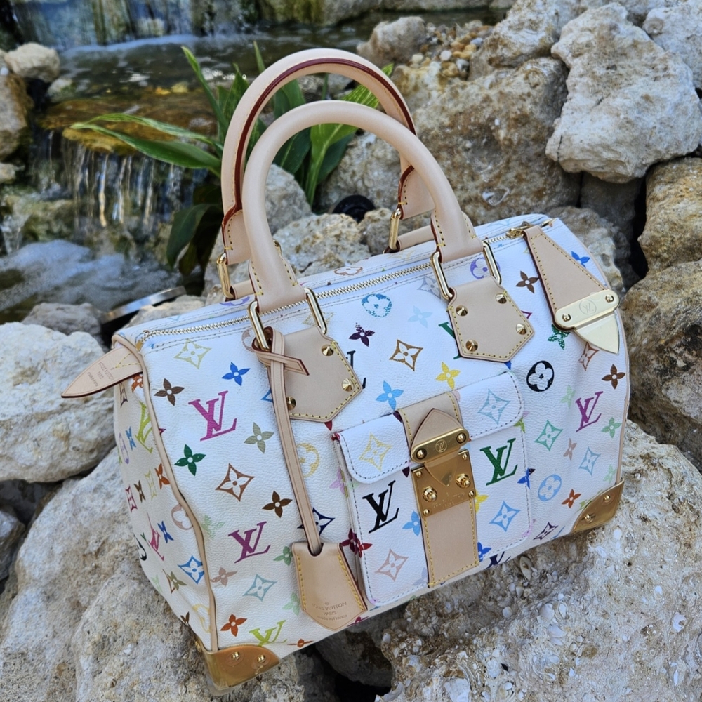 Louis Vuitton Multicolor Monogram Handbag completly redone By LV